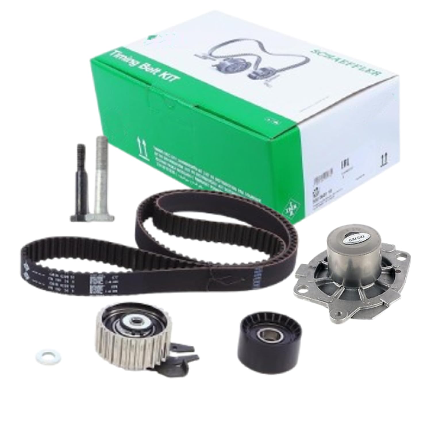 KIT CINGHIA DISTRIBUZIONE COMPLETO E POMPA ACQUA RAFFREDDAMENTO PER ALFA 147 1.9 JTDM