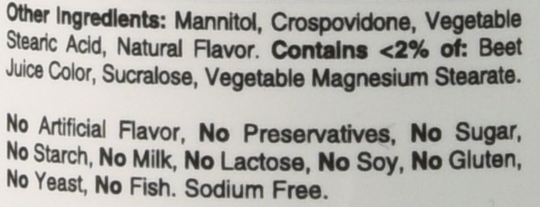 Vitamin B12 by Nature's Bounty, Quick Dissolve Vitamin Supplement, Supports Energy Metabolism and Nervous System Health, 2500mcg, 75 Tablets : Health & Household