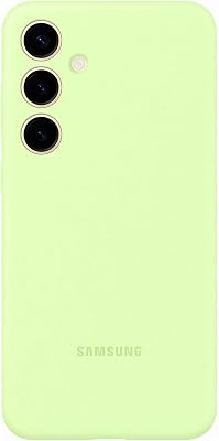 Samsung Silicone Case cover morbida colorata per Galaxy S24+, Light Green