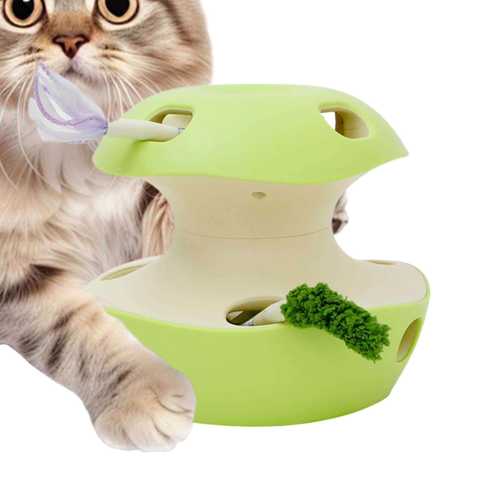 Juguetes para Gatos Recargable para Gatitos | Juego de Enriquecimiento para Gatitos Para Ejercicio Interior del Estrés Diario Entretenimiento y