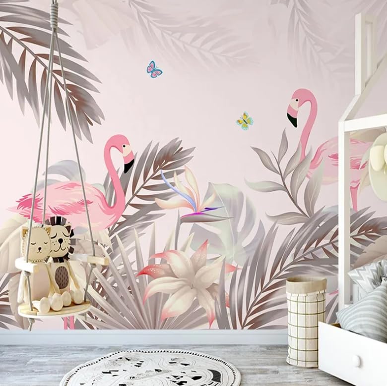 Papier peint chambre à coucher arbre doré pour mur terne