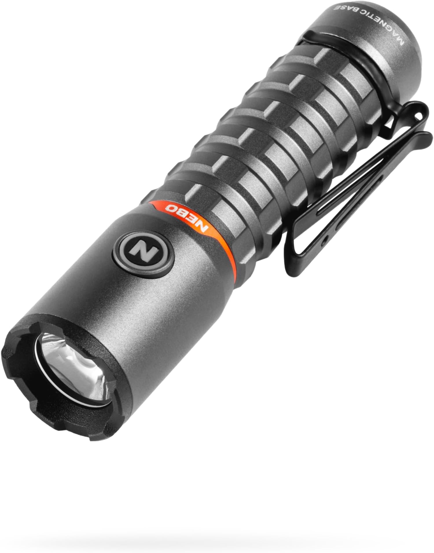Torchy 2K Rechargeable Pocket Flashlight | 2000 Lumen Rechargeable Pocket Flashlight, 5 LED Light Modes, Water & Impact Resistant for Camping, Hunting, Hiking