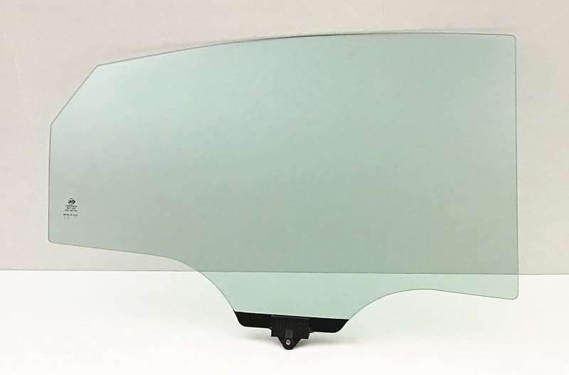Passenger Right Side Rear Window Glass Compatible with Hyundai Sonata 4-Door Sedan 2015-2019 Models (Not For Sonata Hybrid)