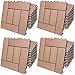 Deuba Piastrelle da Giardino in WPC 4m² Mattonelle 30x30cm Sauna Patio terrazza Esterno Terracotta