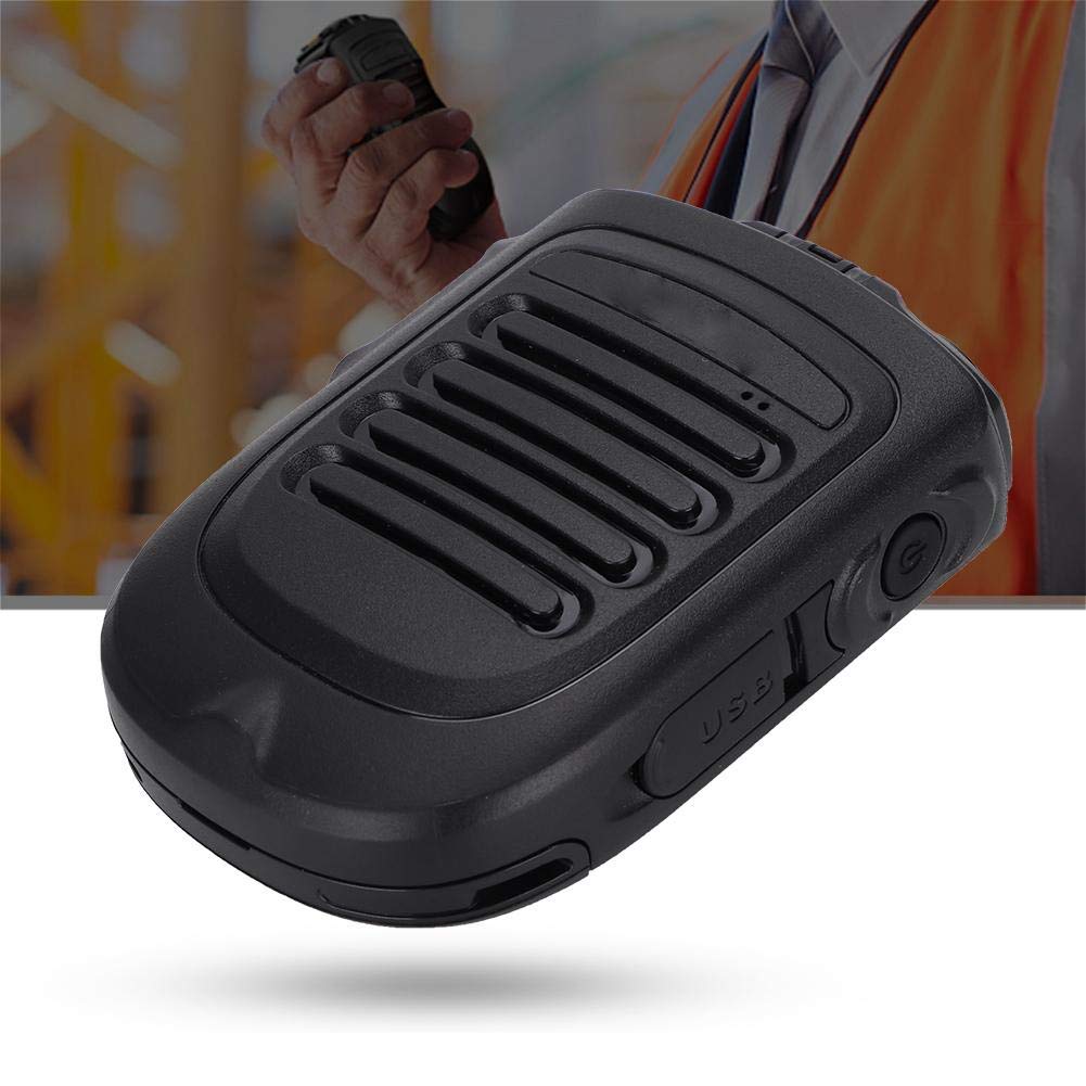 Microfono palmare, Wireless Bluetooth Walkie Talkie Microfono palmare PTT, Altoparlante radio portatile per uso domestico