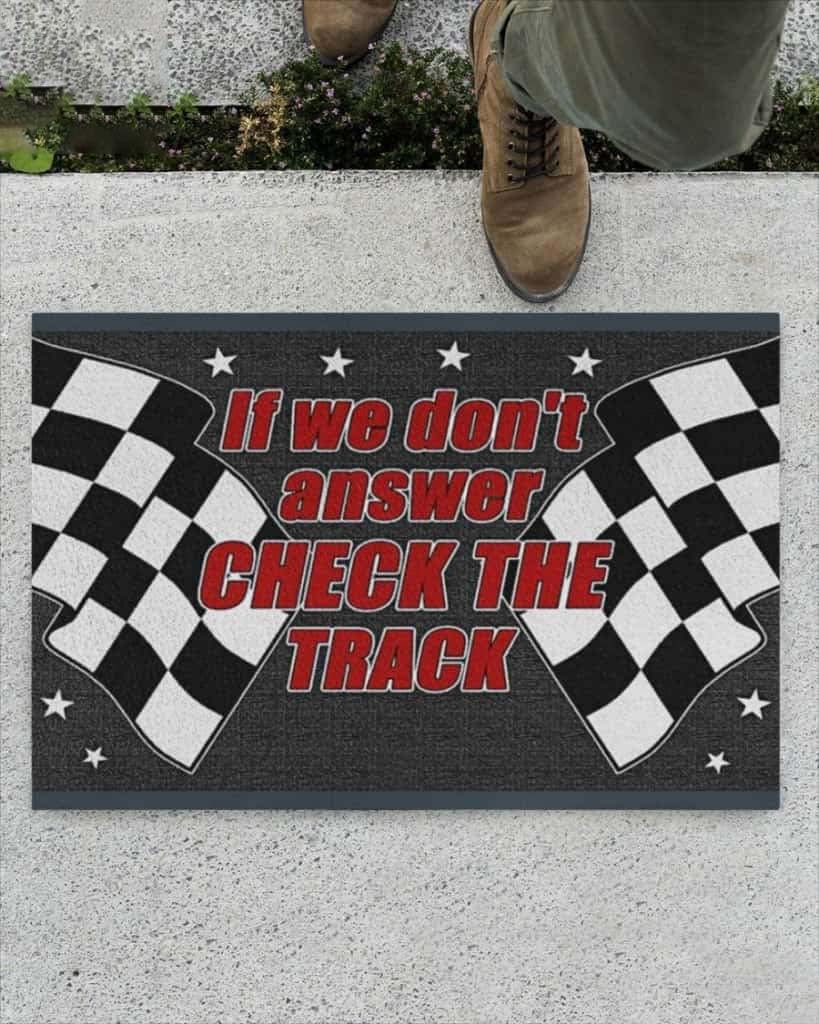 Paillasson extérieur entrée de course tapis robuste humour maison