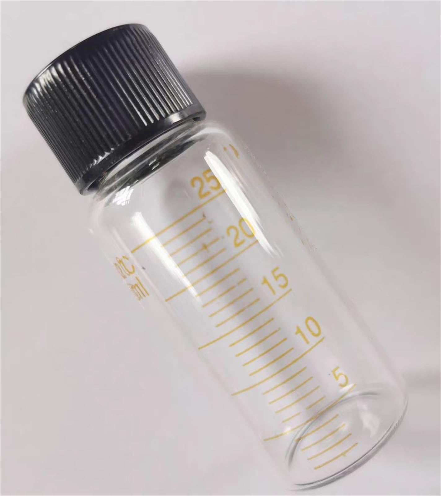 5 ml bis 1000 ml Labor-Reagenzflasche aus Borosilikatglas mit Graduierung, Serumflasche, Graduierung, Probenfläschchen(250ml 2pcs) | 250ml 2pcs