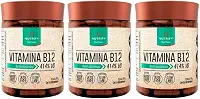 Combo 3 unidades Vitamina B12 Metilcobalamina 414% VD - 60 Cápsulas