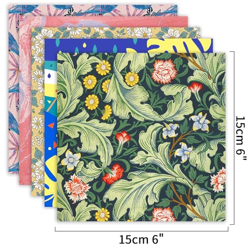 12 Different Packs Full Collection Origami Paper Kit 6 Inch Square Double Sided Color Vivid Colors Creation Easy Fold Paper Set Hand Crafts Paper Arts Creativity.01 - Thumbnail 3