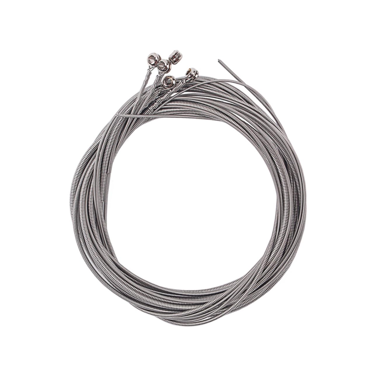 SUPVOX 5 Pcs Stainless Steel Bass Strings Bass String Replacement Guitar String Gauge Bass Guitar Music Accessories Silver Color
