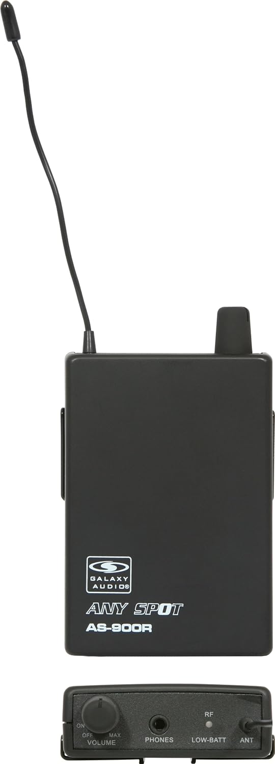 Galaxy Audio AS-900-4 Band Pack Wireless In-Ear Monitor System, Code N6 (527.55 MHz)