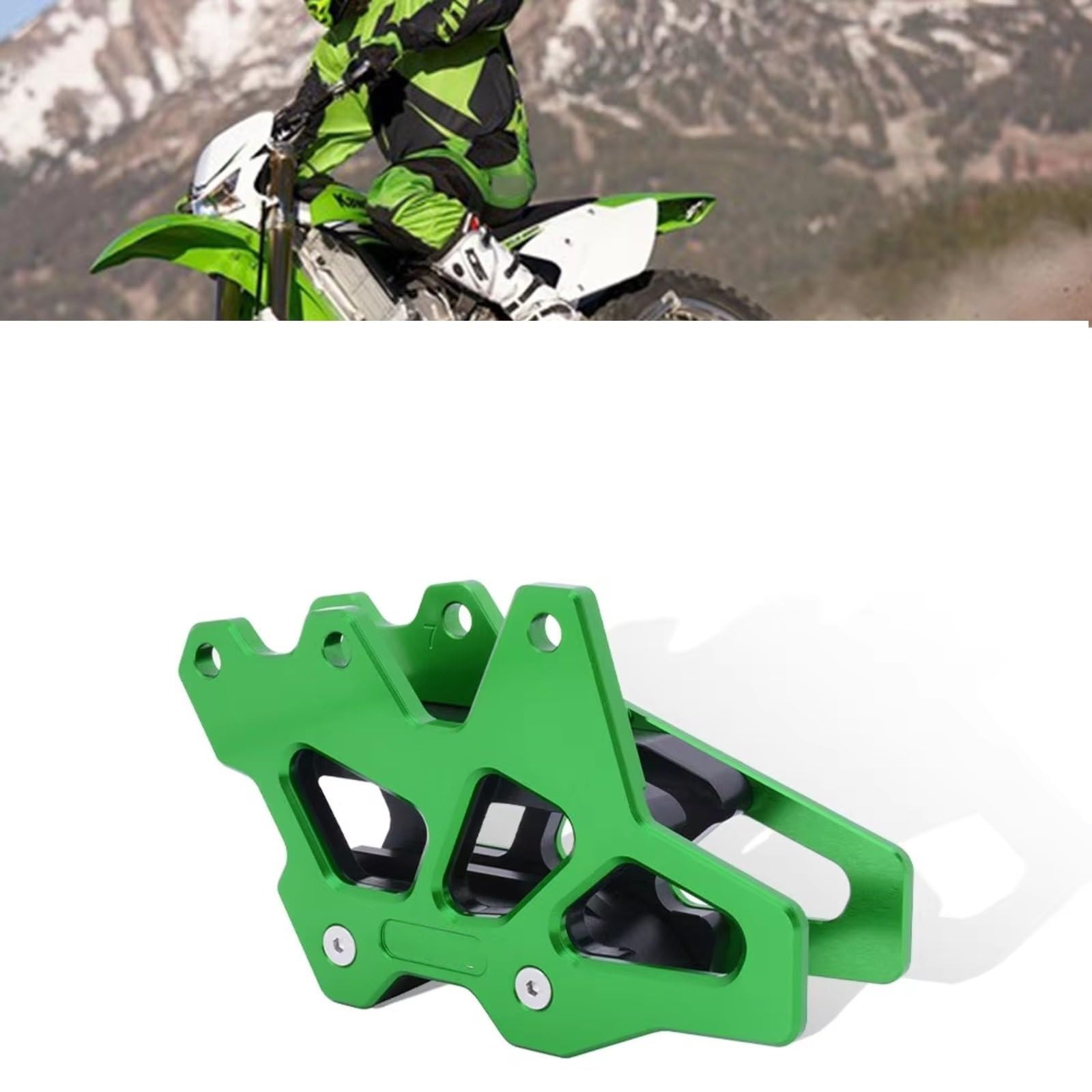 Moto Guida Catena Compatibile Con Per KX450F 2009 2010 2011 2012 2013 2014 2015 2016 2017 2018 Moto Catena Guida Guard Protector