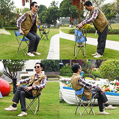 Freshore® Walking Stick Folding Cane Seat For Women/Men With Heavy Duty - Walker Chair Bench Camping Travel Stool 2 Handle With 4 Legs (For Standard Figure) #TOP6