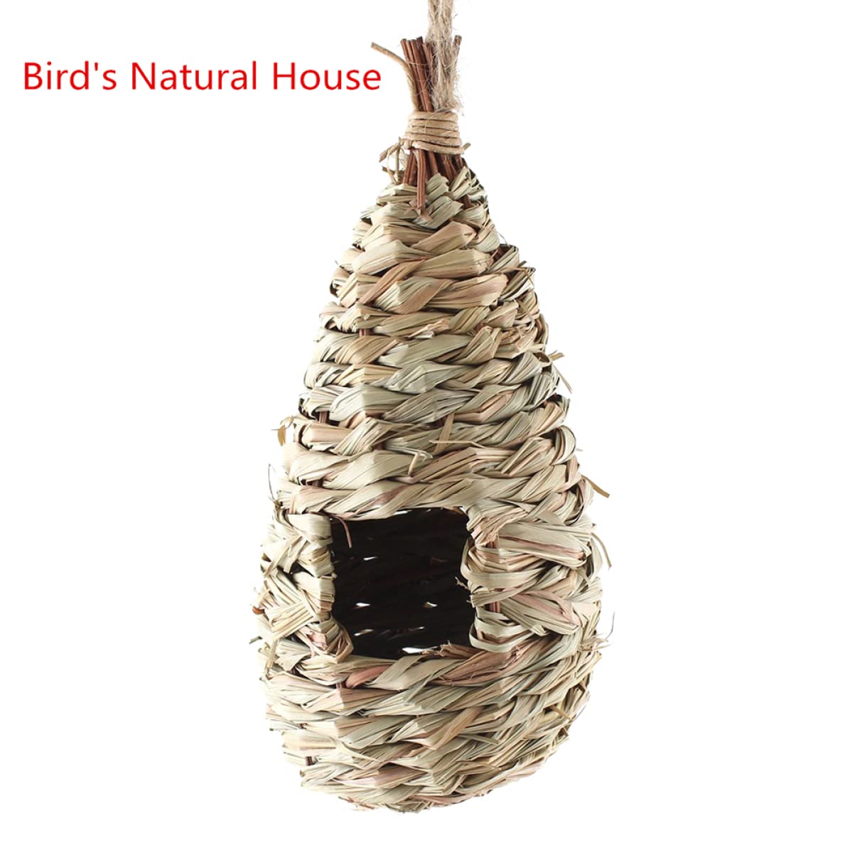VANZACK 6 Piezas Nido De Cría De Pájaros Casa De Pájaros Colgante Nidos De Pájaros para Manualidades Nido De Pájaros Al Aire Libre Cabaña De Pájaros Colgante Casas De Pájaros para