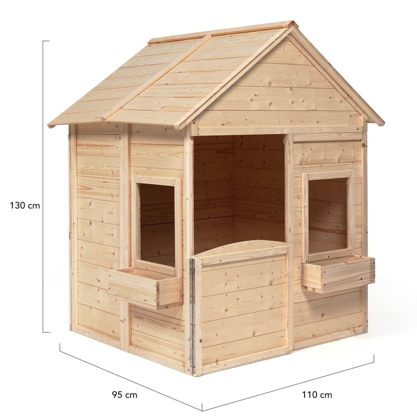 IDMarket - Adventure casetta in Legno per Bambini, casetta per Esterni