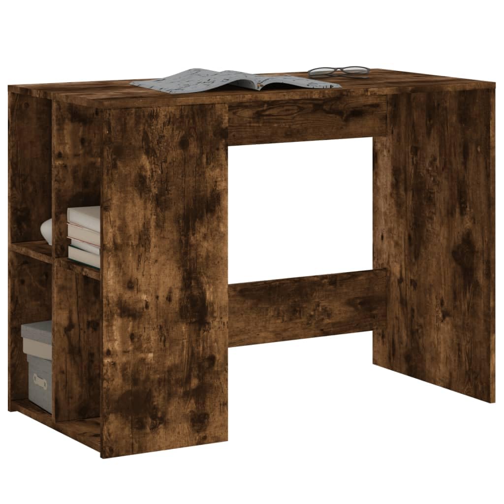 Homgoday Scrivania per computer, ufficio, tavolo da lavoro, tavolo in legno, per studio, camera da letto, soggiorno, incenso, 102 x 50 x 75 cm, materiale in legno