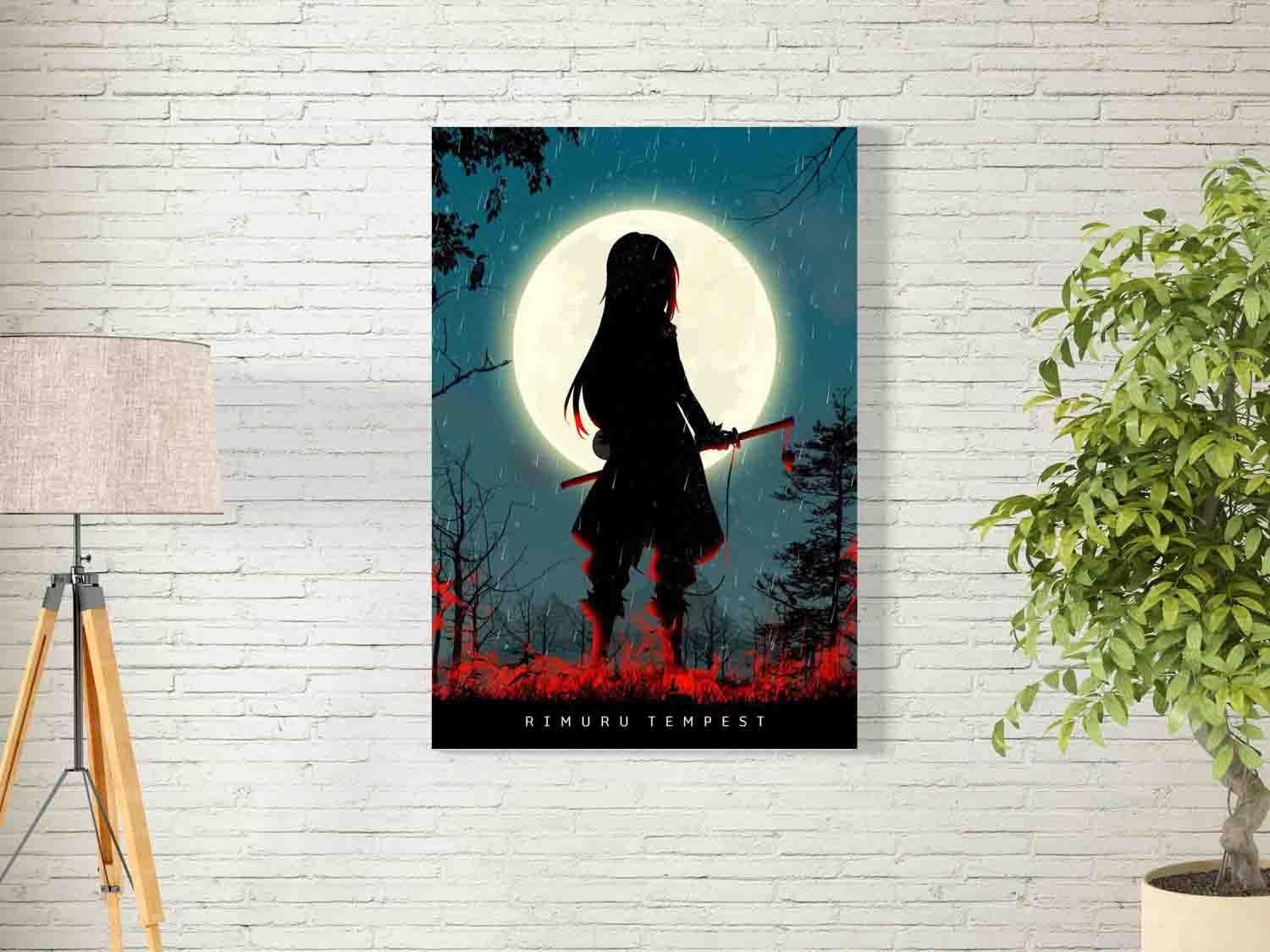 bpa Tensura Rimuru Tempest Wall Art for Decoration easy to hang, 40x60cm, 1Pcs