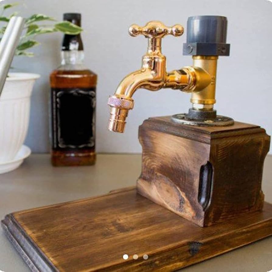 Amazon｜木製ウイスキー木材ディスペンサーウイスキー