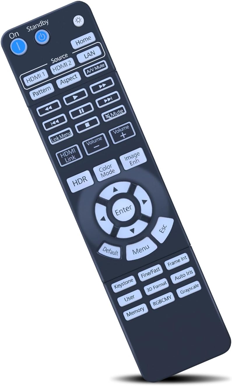 2198638/219863800 Replacement Remote Control for Epson Home Cinema 3200 3800 3810 H959A Projector V11H959020 V11H961020