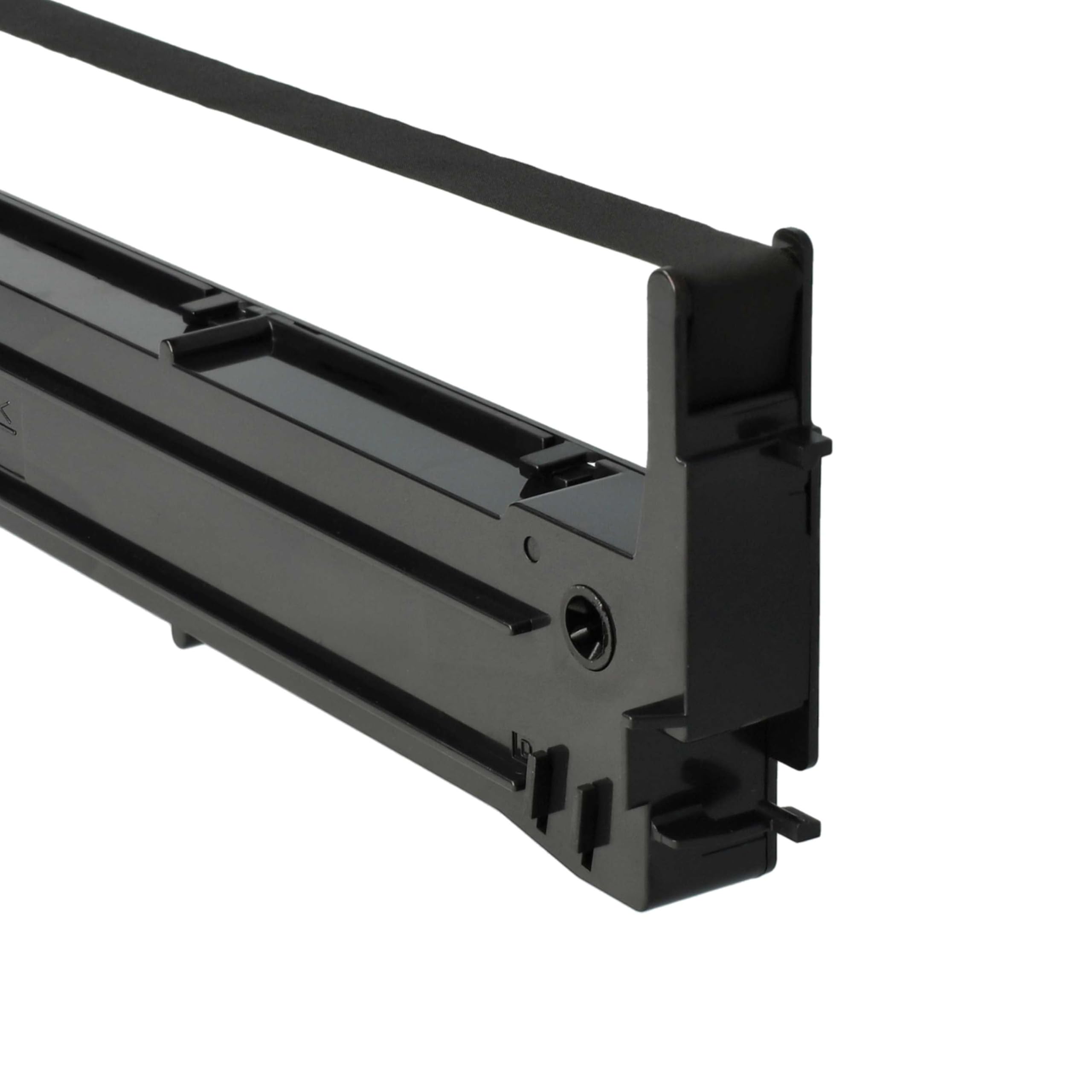 vhbw 10 x taśma barwiąca zamiennik do Epson C13S015021, S015637 do drukarki igłowej, drukarki bonowej - czarna