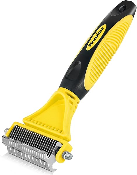 Morpilot - Deadhair Brush/Comb/Rake for Dog and Cat, Small, Medium and Large Pet, Effectively Reduce Hair Loss up to 90% - 1