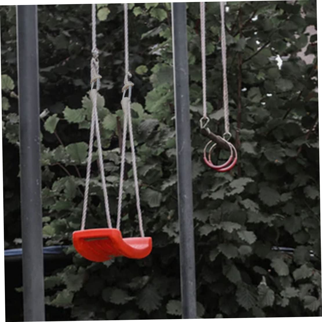 Correas para Columpio de árbol Hamaca 2 Piezas Cuerda para Colgar de algodón 157.48 Pulgadas Ganchos para Columpio Ajustables Correa Accesorios de jardín Correas para Hamaca Cuerda para Columpio de ár