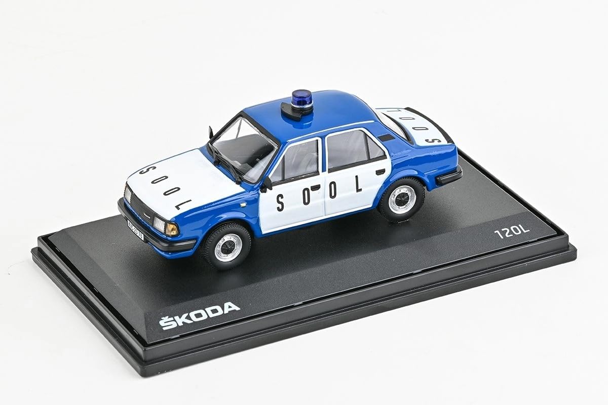Skoda 120 l (1984) 1:43 odlew metalowy model samochodu, wierny model kolekcjonerski i zabawkowy samochód dla dzieci i dorosłych, miniaturowy pojazd jako prezent – SOOL