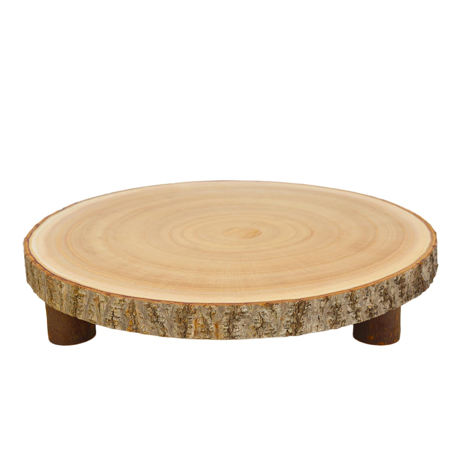 Photo 1 of XIRUOXINKEMAO Wood Cake Stand, 10-11 Inch