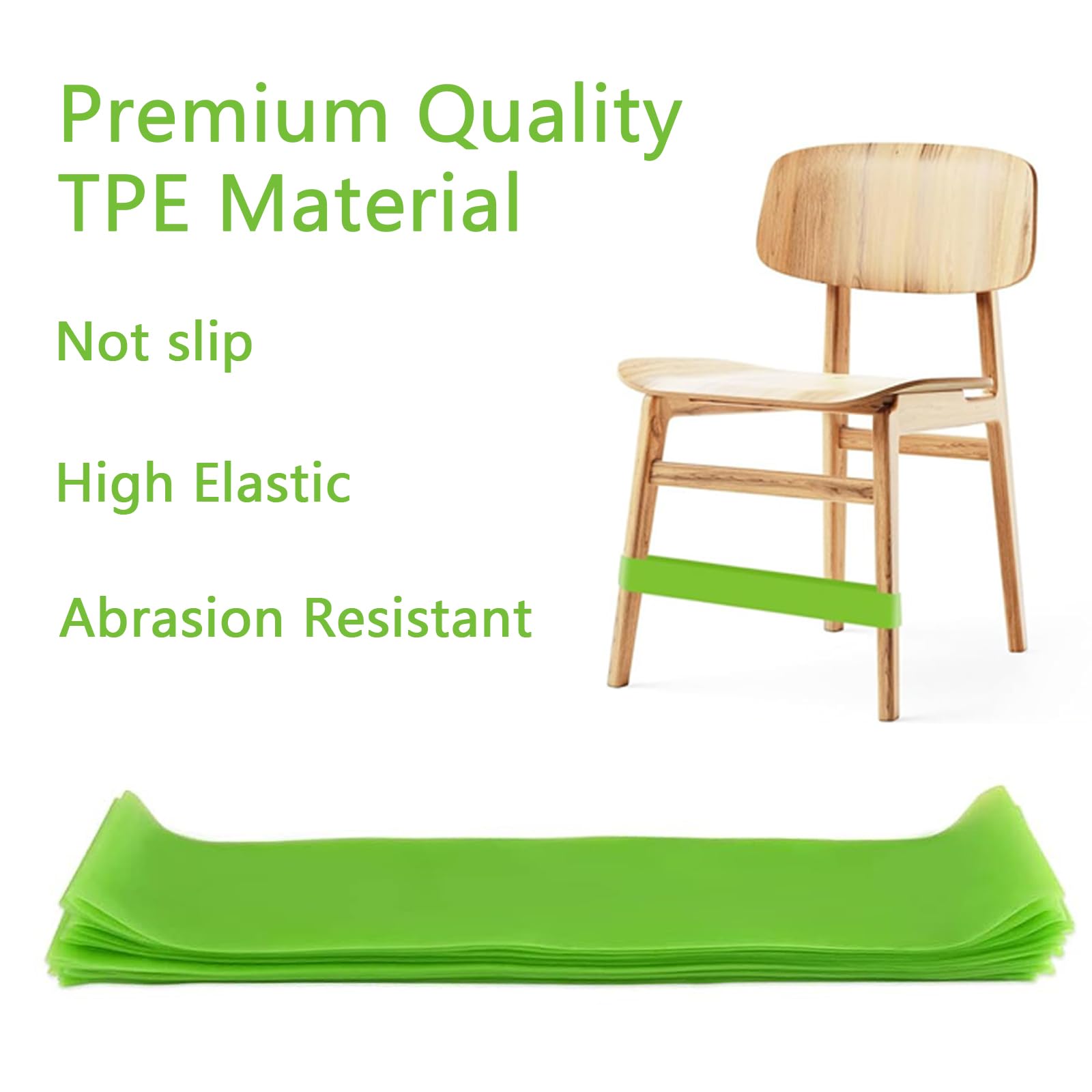 15Pcs High Elastic Chair Bands Sensory Durable Stretch Foot Band Fidget Bouncy Kick Resistance for Kids - Stress Relief - Image 3