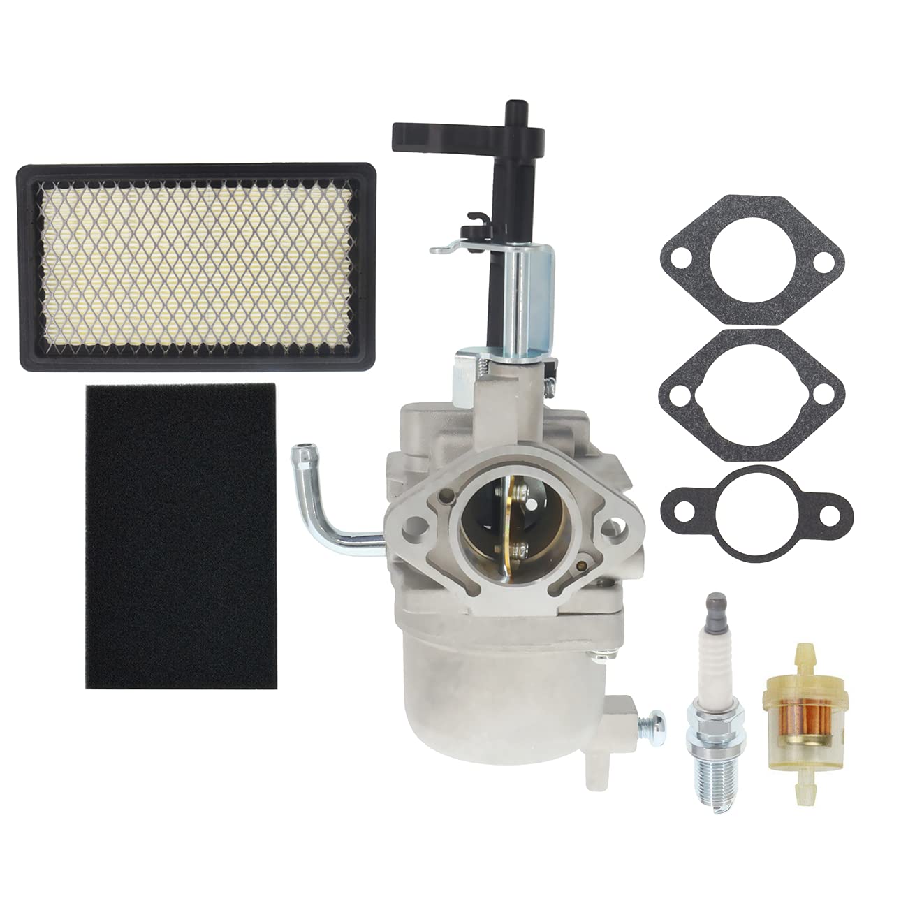 Cnfaner EX40 Carburetor for Robin Subaru Generator EX400D RGX7500 EX400D53050 PKX401T 14HP Engine with 20B-32610-J7 Air Filter Kit
