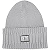 Calvin Klein Herren Monogram mütze aus Baumwolle Beanie-Mtze