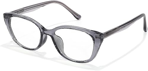 LVIOE Cat Eye Blue Light Blocking Glasses for Women, TR90 Frame Anti Blue Fashio