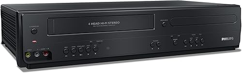 Philips DVP3355V/F7 reproductor de DVD/VCR (negro)