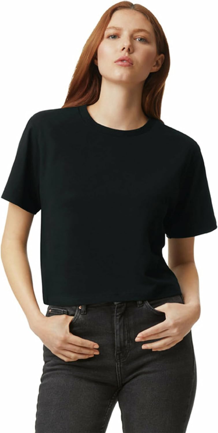 American Apparel Women's Fine Jersey Boxy Style G102 T-Shirt (2-Pack) - Image 2