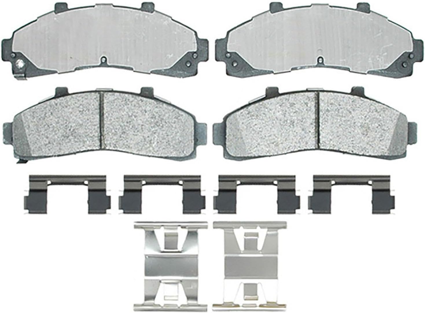 ACDelco Silver 14D652CH (19323985) Ceramic Front Disc Brake Pad Set