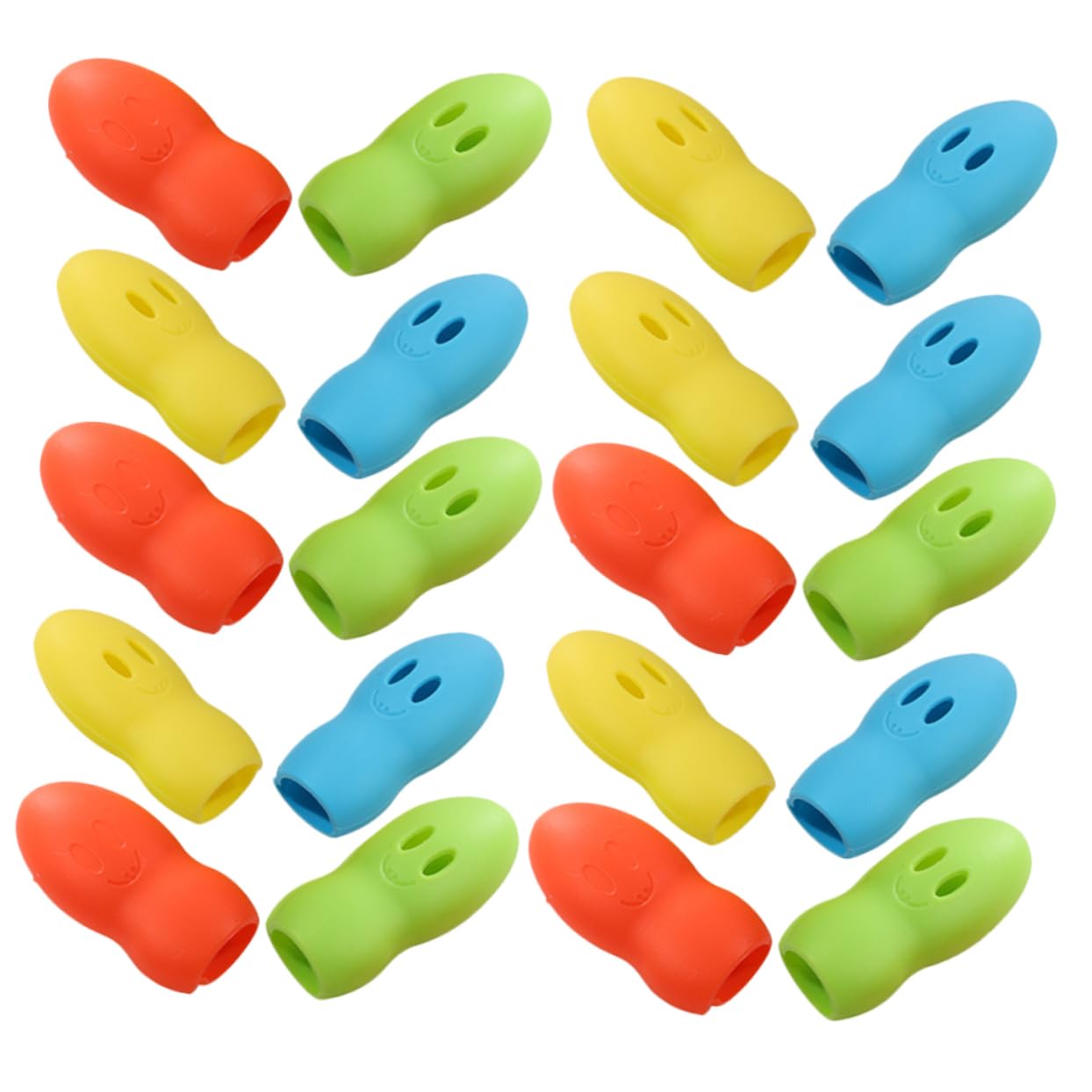 3 Series Cubierta De La Cabeza del Cepillo De Protector De Cepillo De Portátil Pequeño Cubrir Cubierta De Gel De Sílice Color Aleatorio 20 Piezas*3