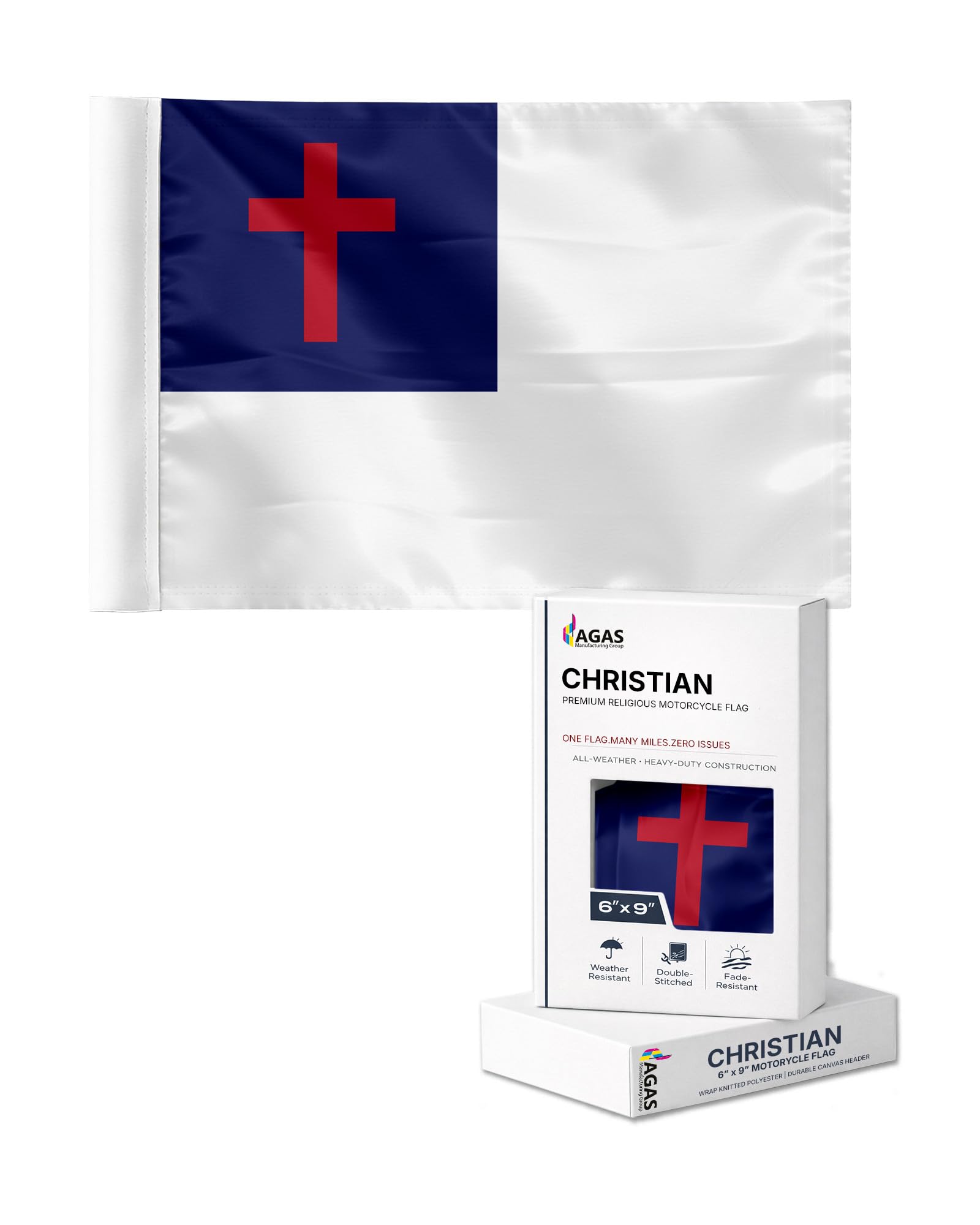 Amazon.com : AGAS Christian Motorcycle Flag 6x9 inch - Printed