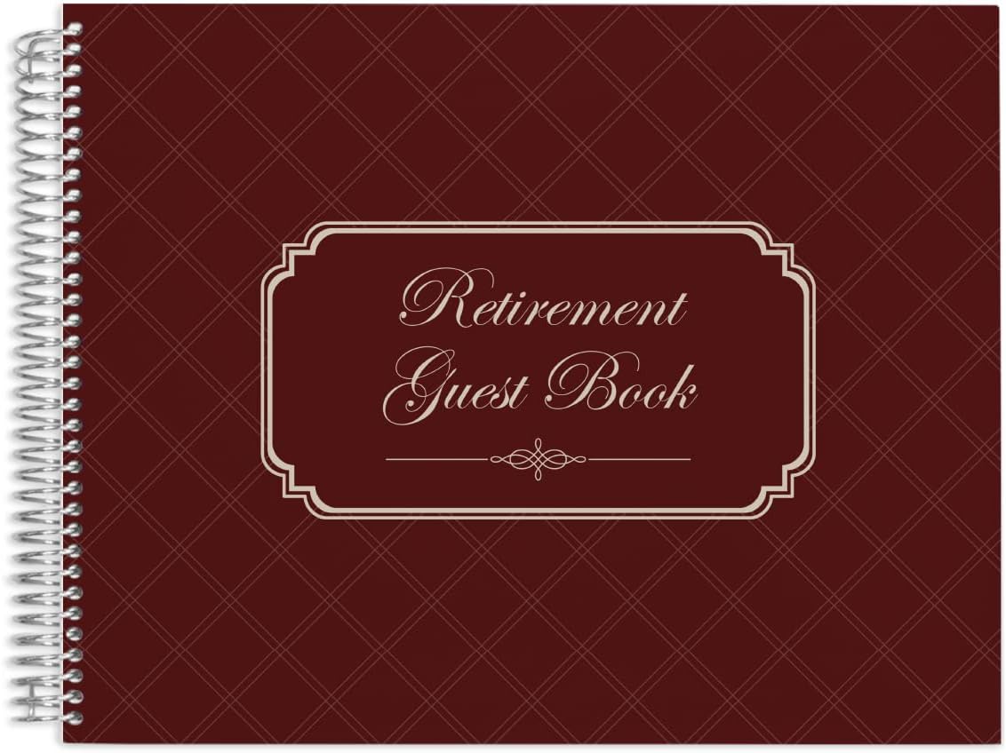 PurpleTrail Retirement Guest Book, Retirement Party
