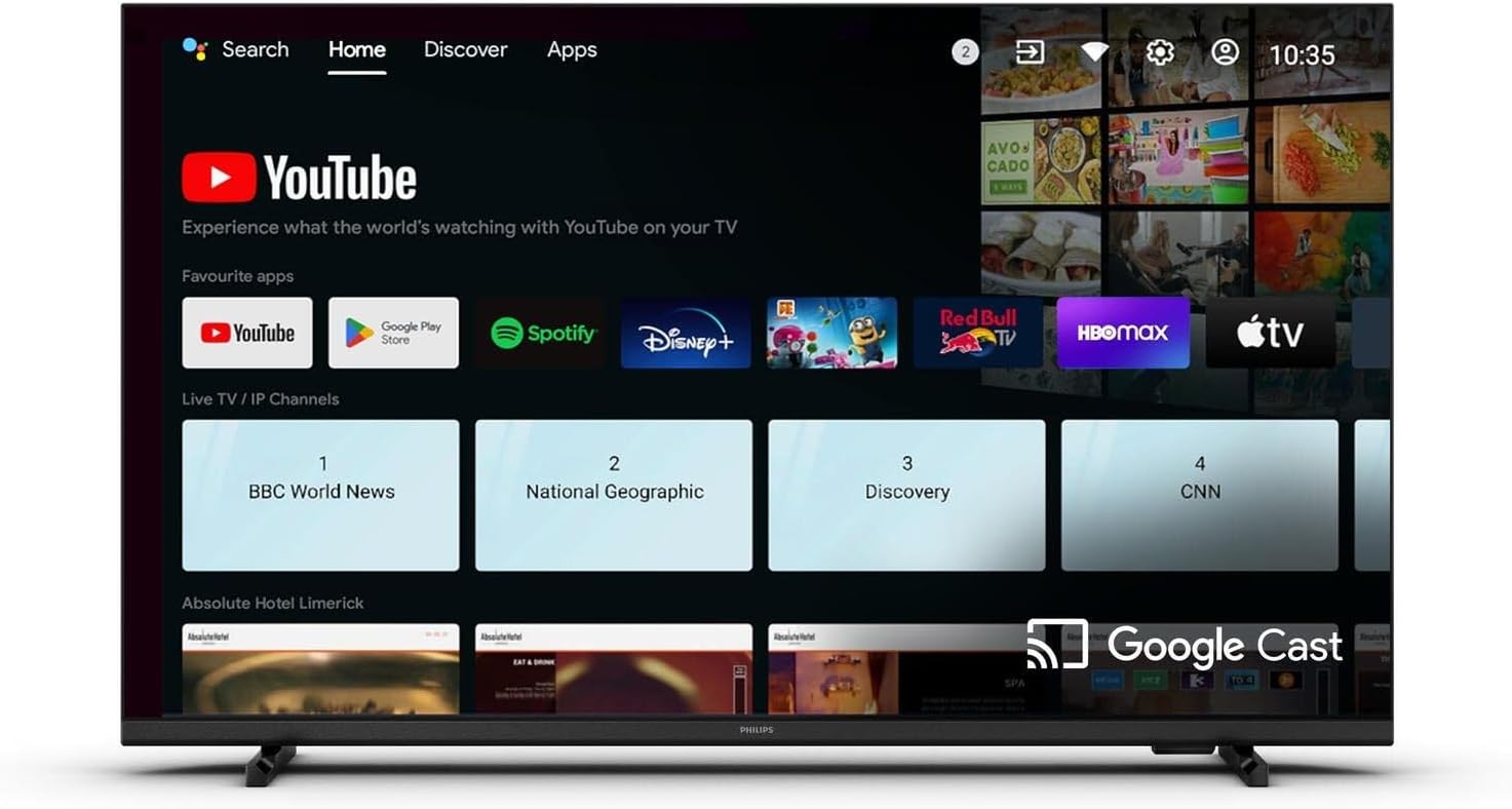 Philips 43HFL4518U/12 LED 4K Ultra HD 43" Smart TV Android (Nero)