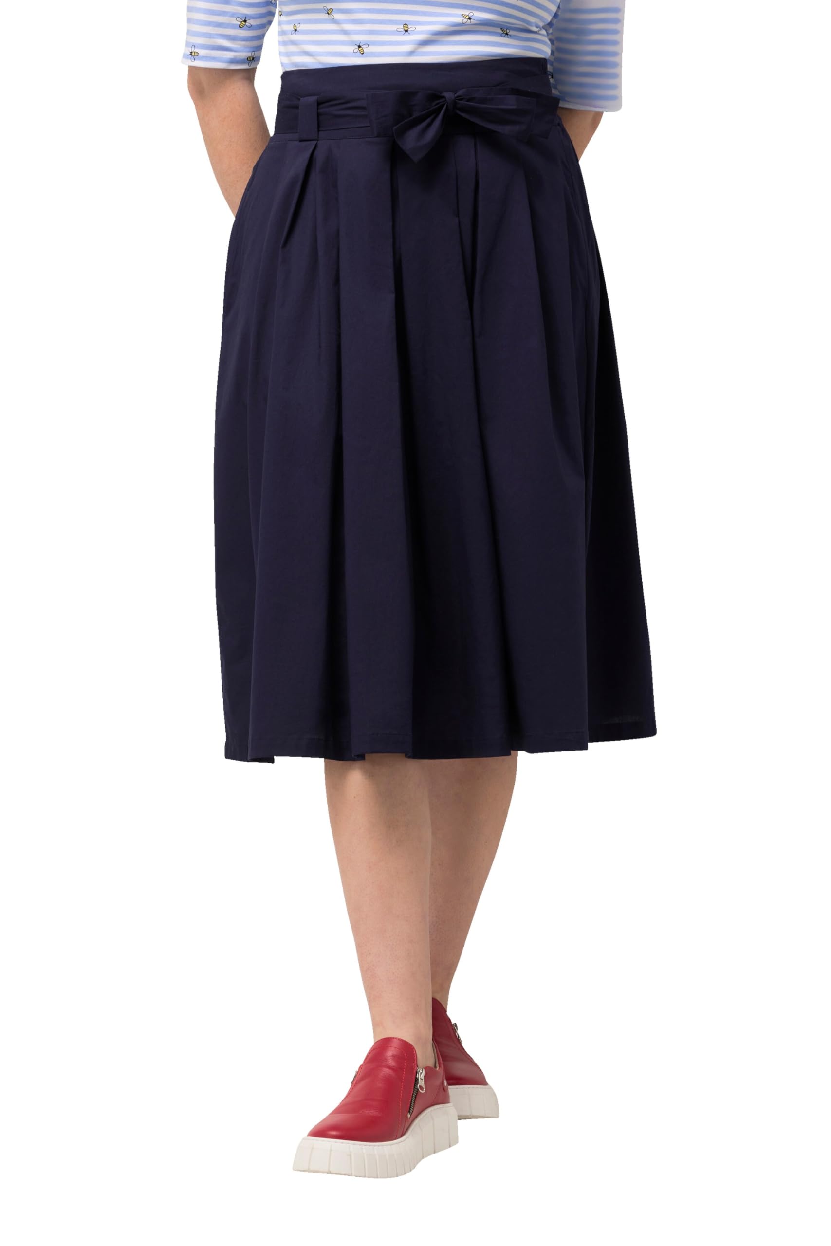 Ulla Popken Damen Hosen Marine 60