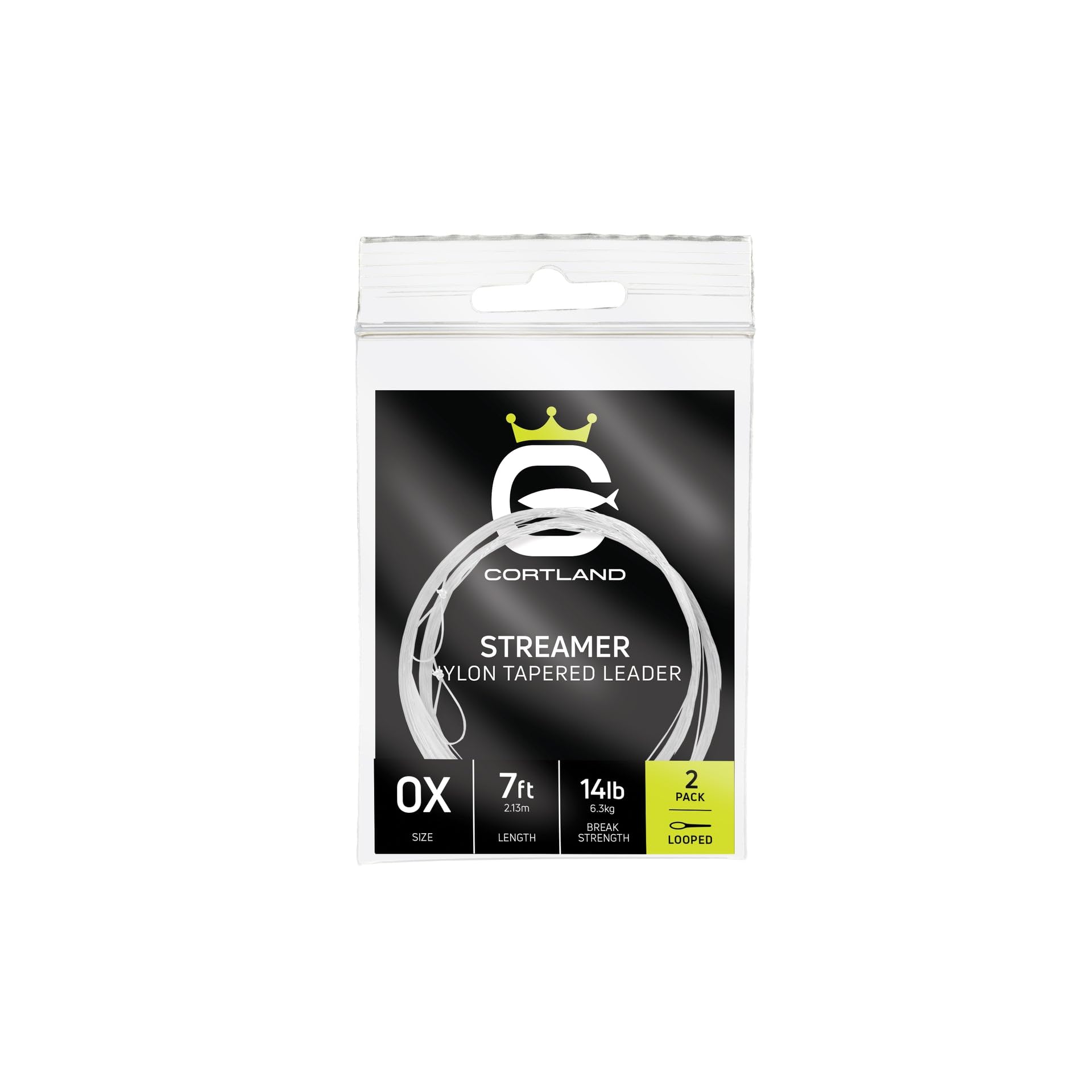 Cortland Streamer Nylon Tapered Leader