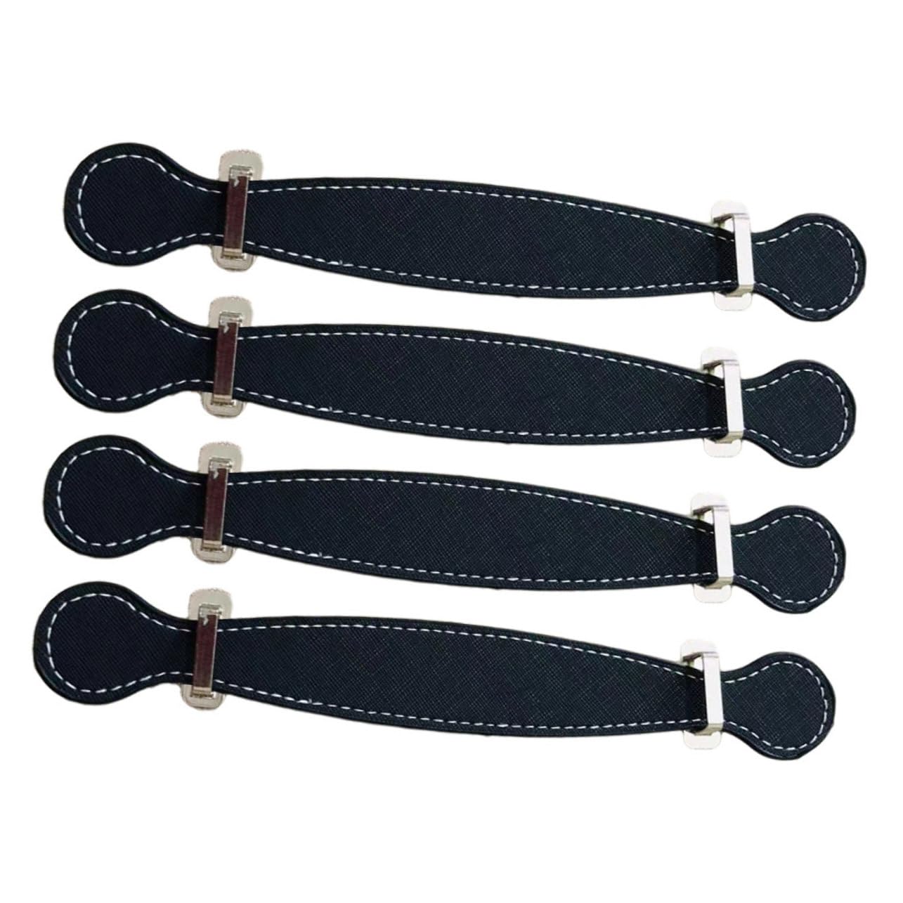 ARTIBETTER Practical Suitcase Handle Set 4pcs Black Hand Pull Handles for Luggage Box Case Comfortable to Grip Color