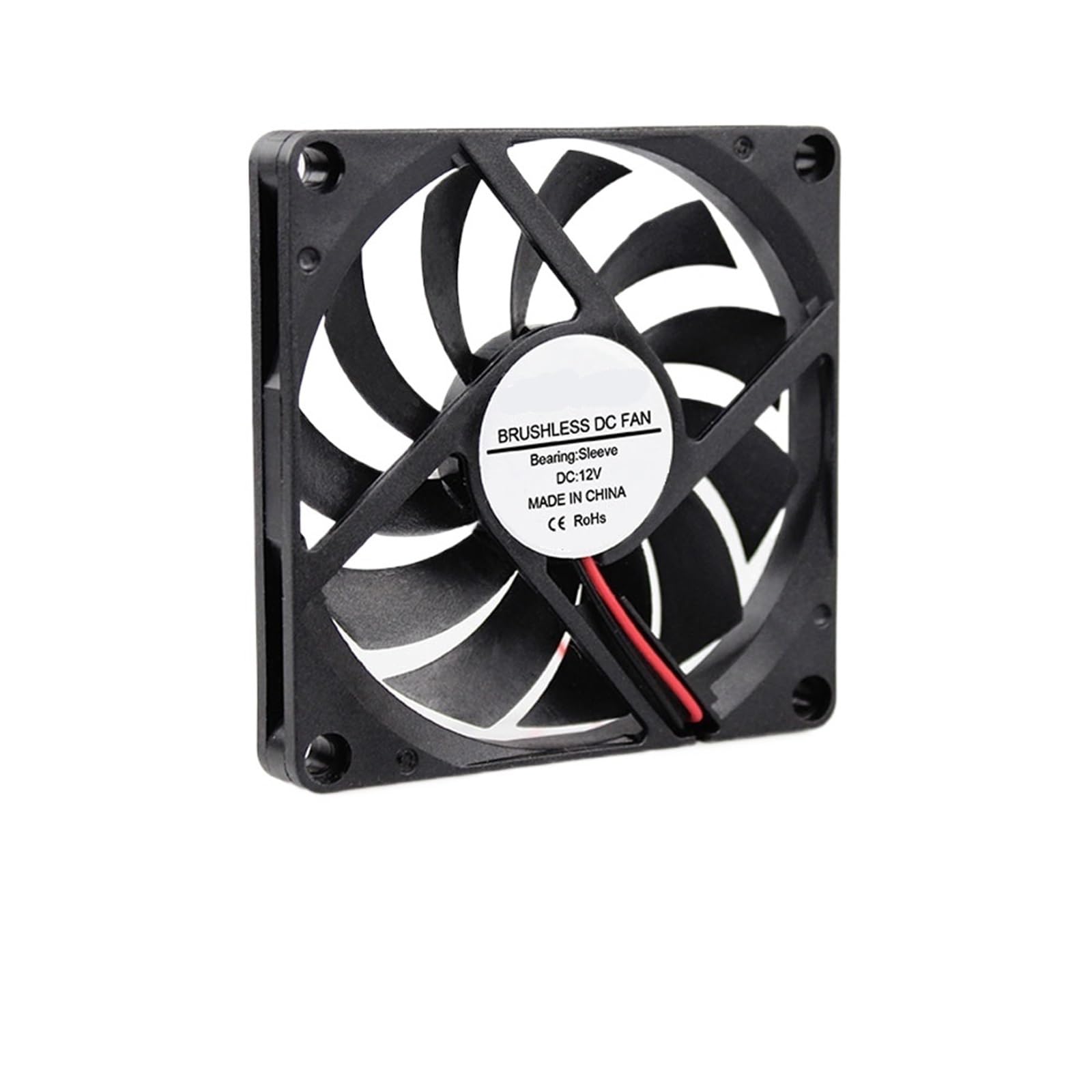 10 sztuk 80 mm wentylator DC 24 V 8010 80 x 80 x 10 mm wentylator chłodzący bezszczotkowy wentylator 2500 obr./min 80 mm x 80 mm wentylatory komputerowe PC chłodnica chłodnicy