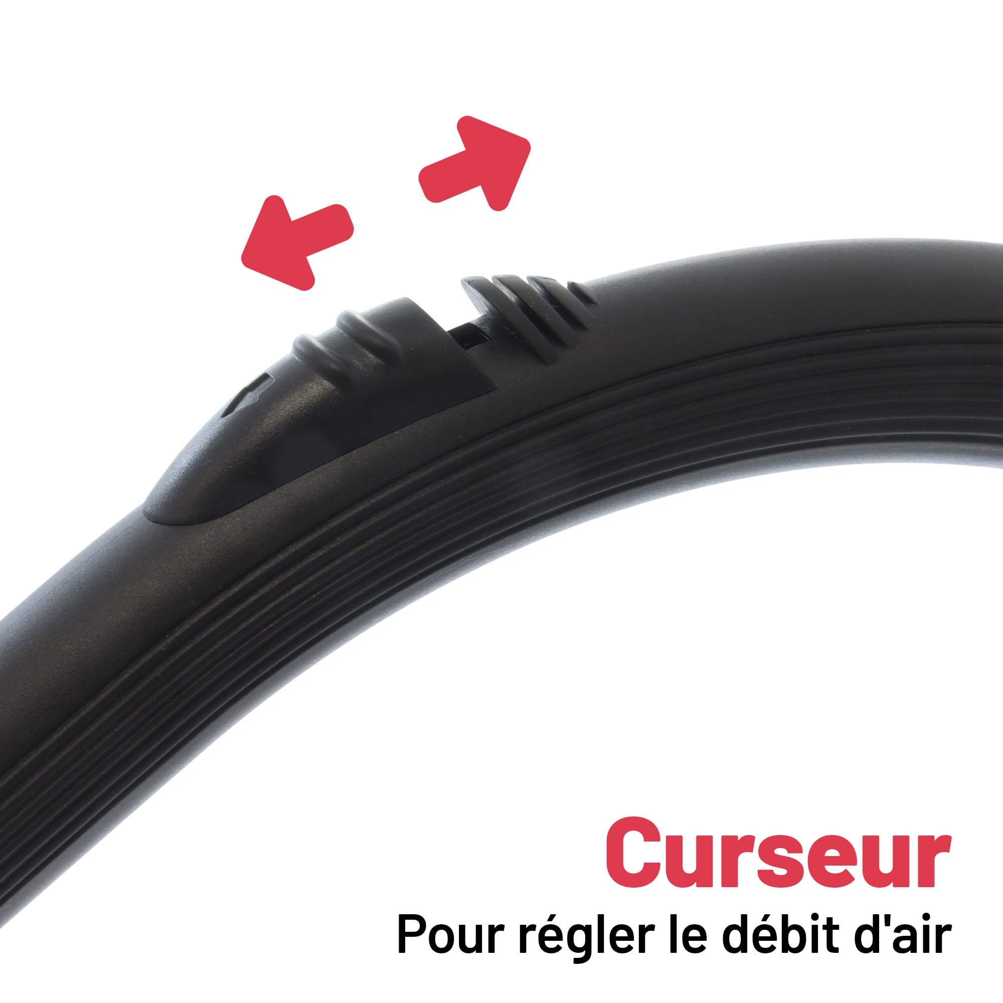 Tuyau d'aspirateur humide et sec avec manchon pivotant compatible avec Titan TTB774VAC, TTB775VAC, TTB776VAC, TTB777VAC Poignée de 35 mm avec curseur de contrôle du flux d'air 3 m