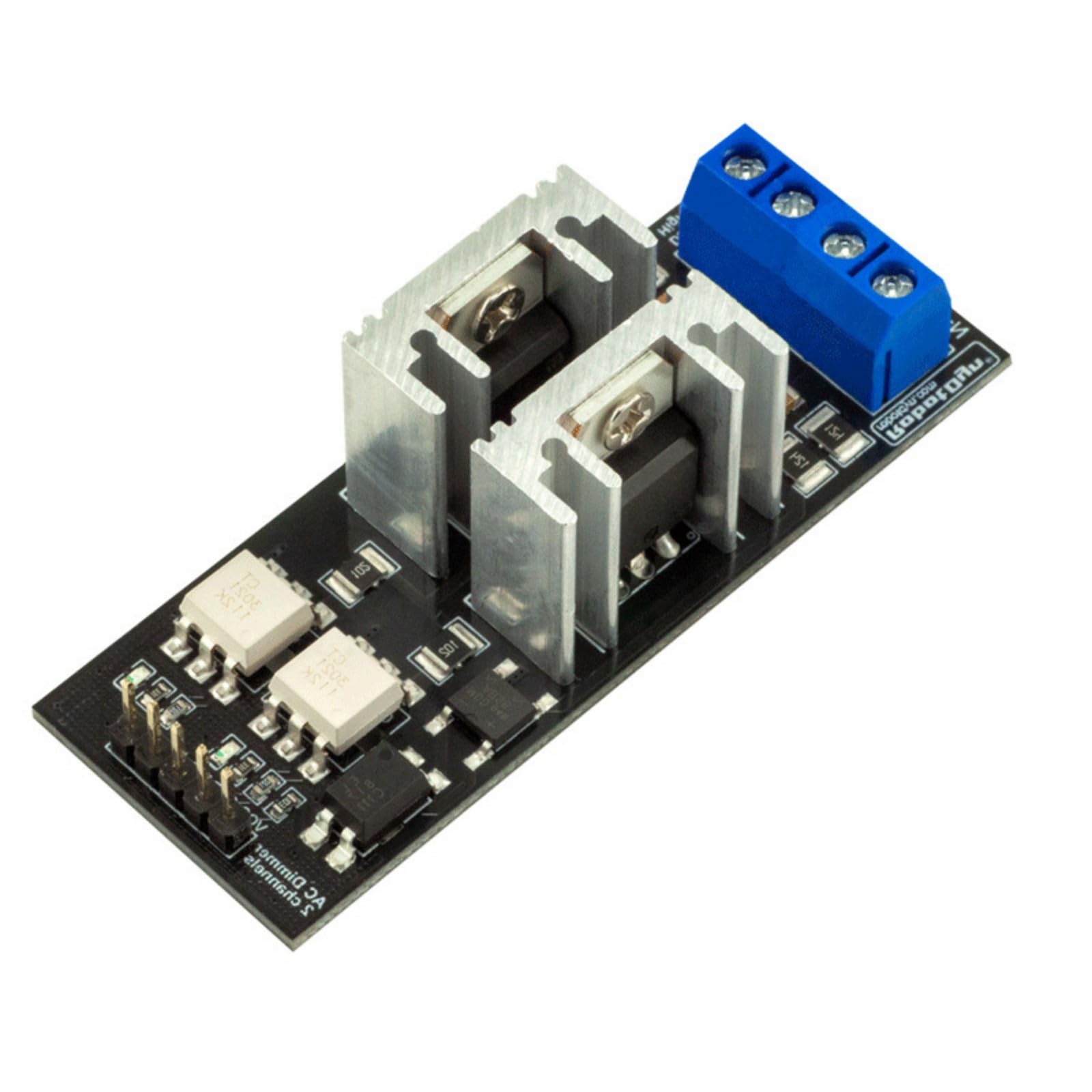 Double sortie AC Dimmer Power Module Optocoupleur Isolation pour plusieurs charges y compris LED BTA16-600B