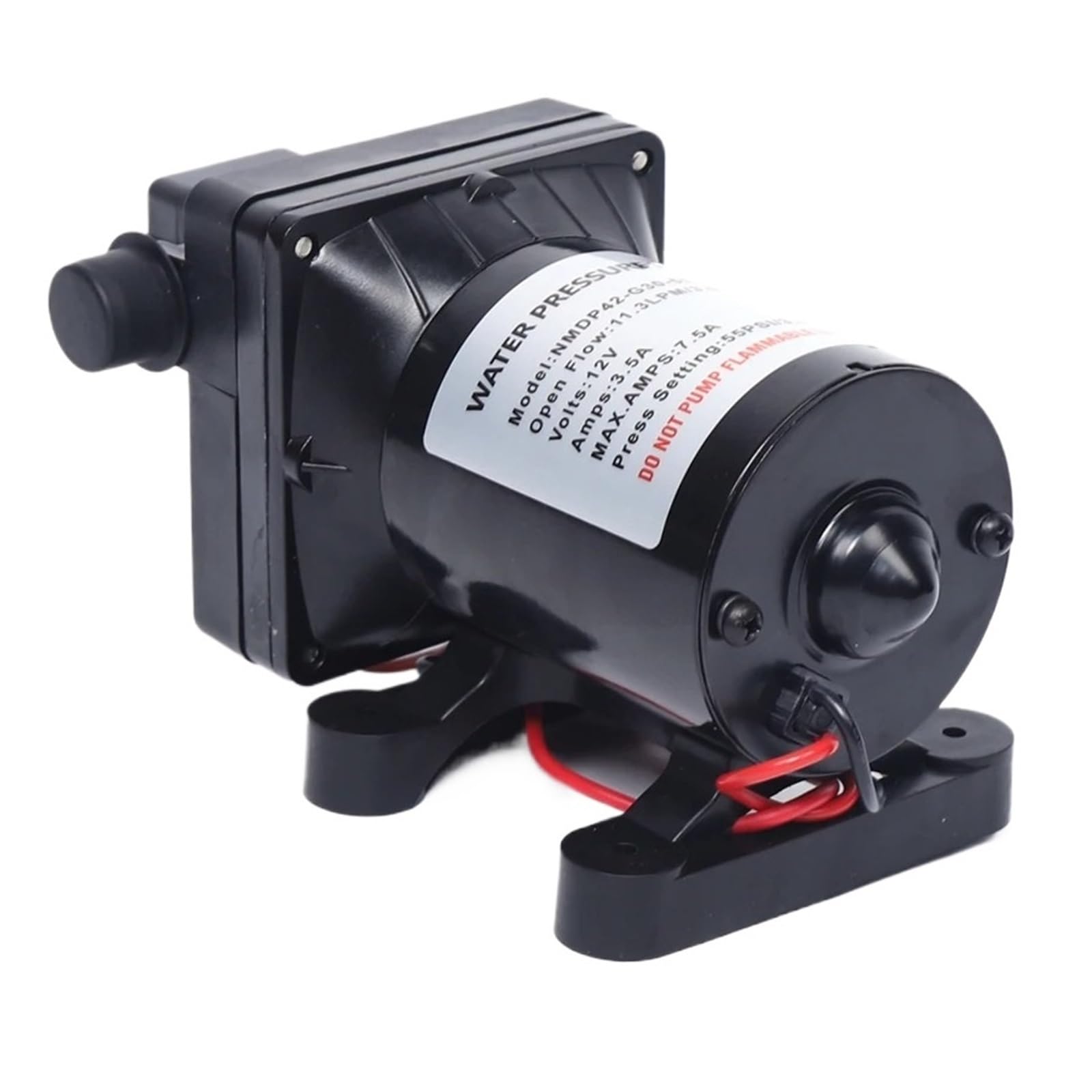 Cczrd One Color Water Pump 12V Dc Self Suction Pressure Diaphragm For Motorhome Smooth Operation Flow Steady Reliable