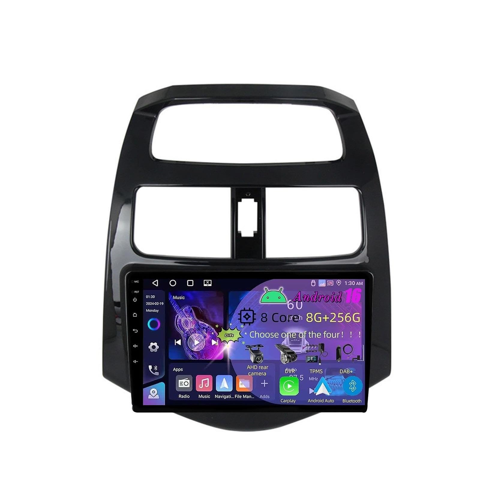 9 Pulgadas Android 16 Radio de Coche para Chevrolet Spark M300 2009-2016