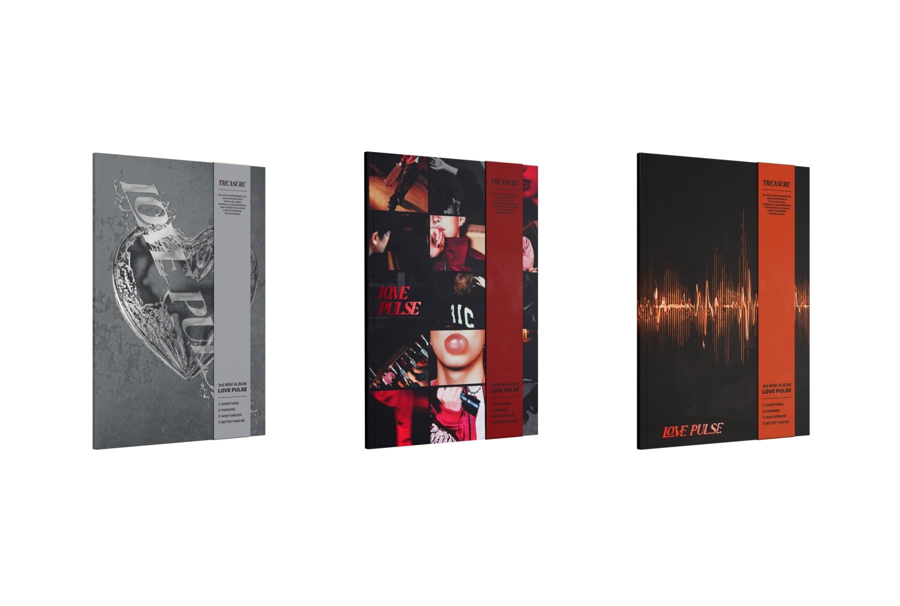 TREASURE Love Pulse 3rd Mini Album (3 ver. SET)