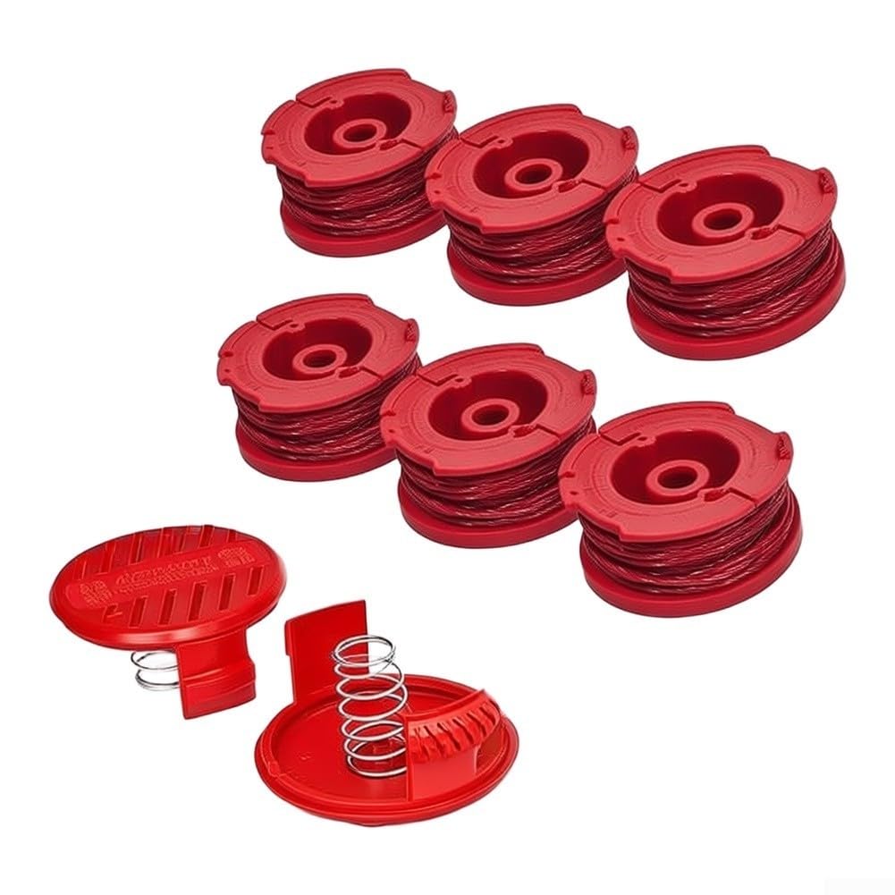 Kit 6 Bobinas Prebobinadas Nylon ABS para Kit 6 Bobinas Prebobinadas