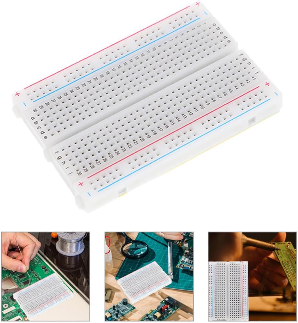 Mini Electronics Breadboard 4pcs 400 Tie Point for Projects